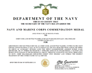 civil war navy promotion certificate
