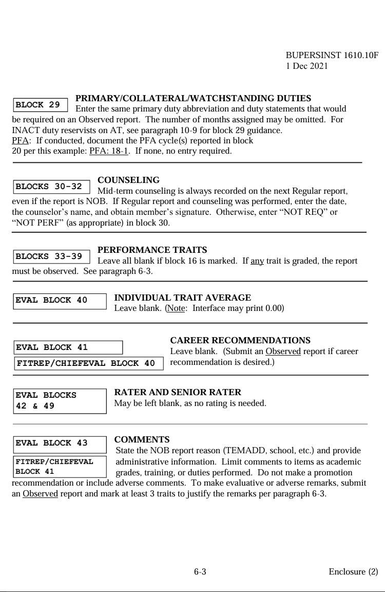 BUPERSINST 1610.10 Page 6-3